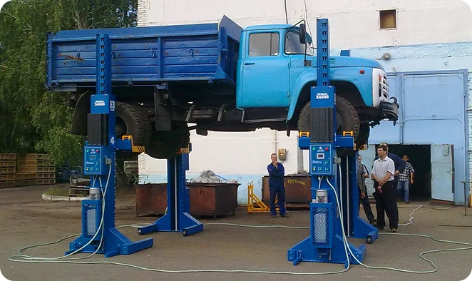 Обновленный грузовой подъемник ПГП-24000/4 – инновационная система синхронизации